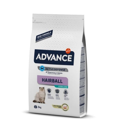 Advance Hairball Tüy Yumağı Önleyen Hindili Kısır Kedi Maması 3 Kg