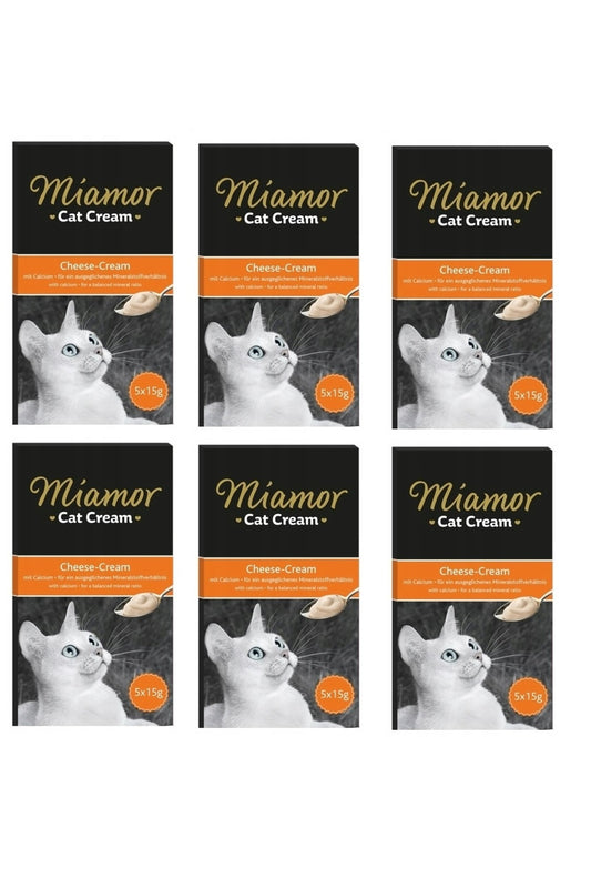 Miamor Cream Peynirli Kedi Ödülü 5 X 15 Gr 6 Lı Paket