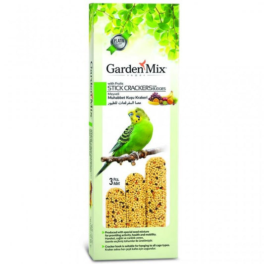 Garden Mix Platin Meyveli Kuş Krakeri 3'lü