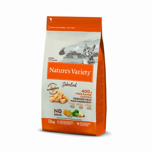 Nature's Variety Selected Tavuk Etli Tahılsız Yavru Kedi Maması 1,25kg