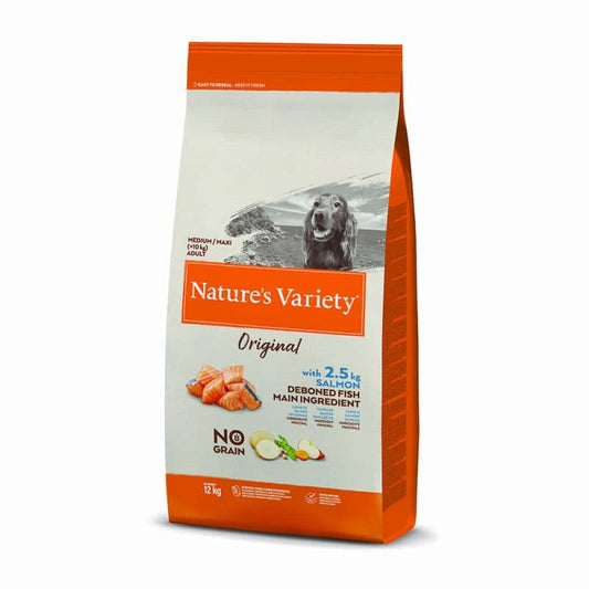 Natures Variety Original Somonlu Tahılsız Orta Ve Büyük Irk Yetişkin Köpek Maması 12kg