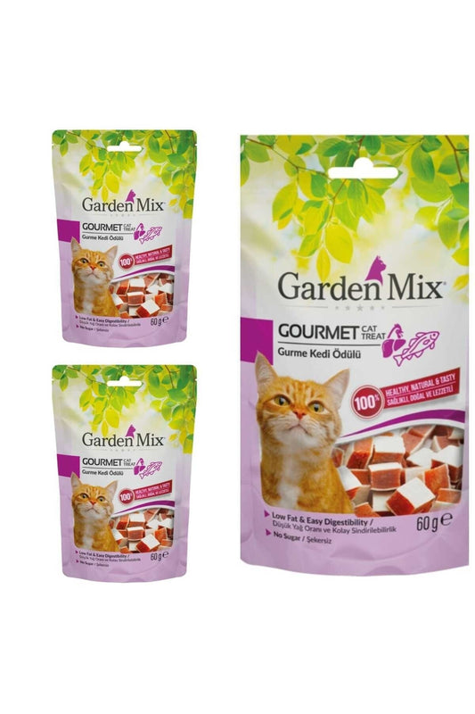Garden Mix Gurme Kedi Ödülü 60 Gr X 3 Adet