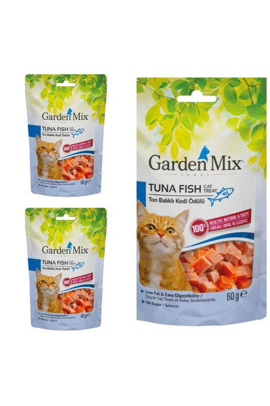 Garden Mix Ton Balıklı Kedi Ödülü 60 Gr X 3 Adet
